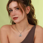Sea turtle necklace in polished - EternityPieces