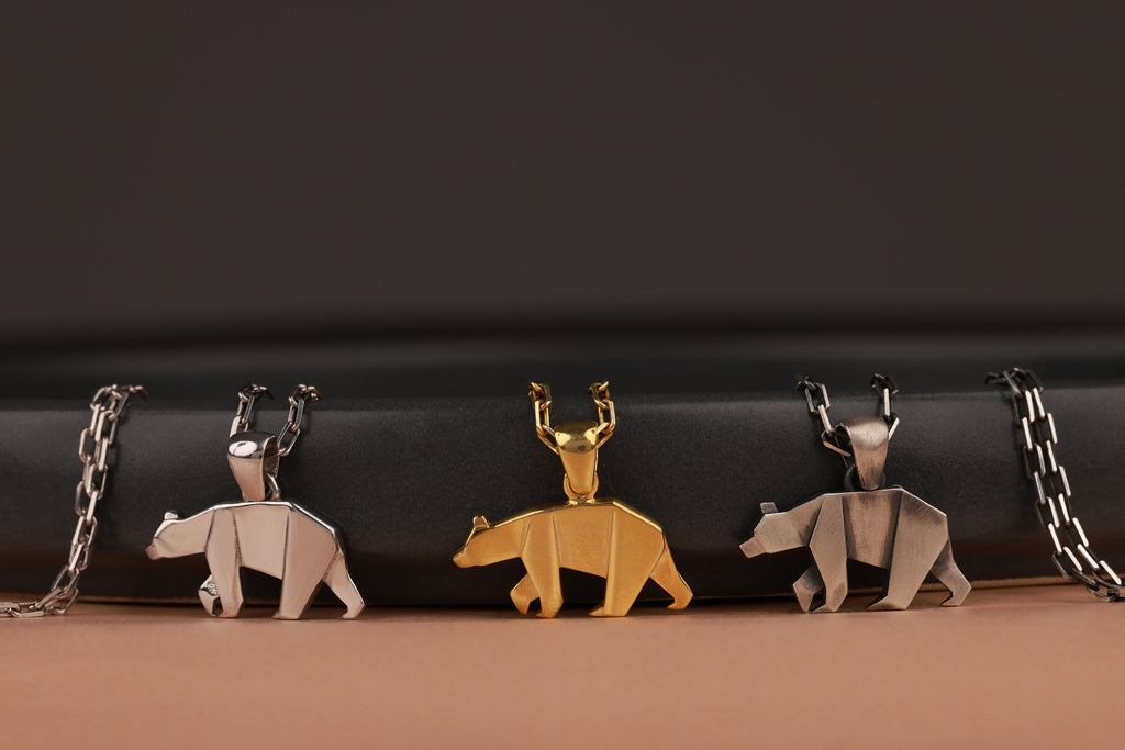 Mama bear necklace in still-life - EternityPieces
