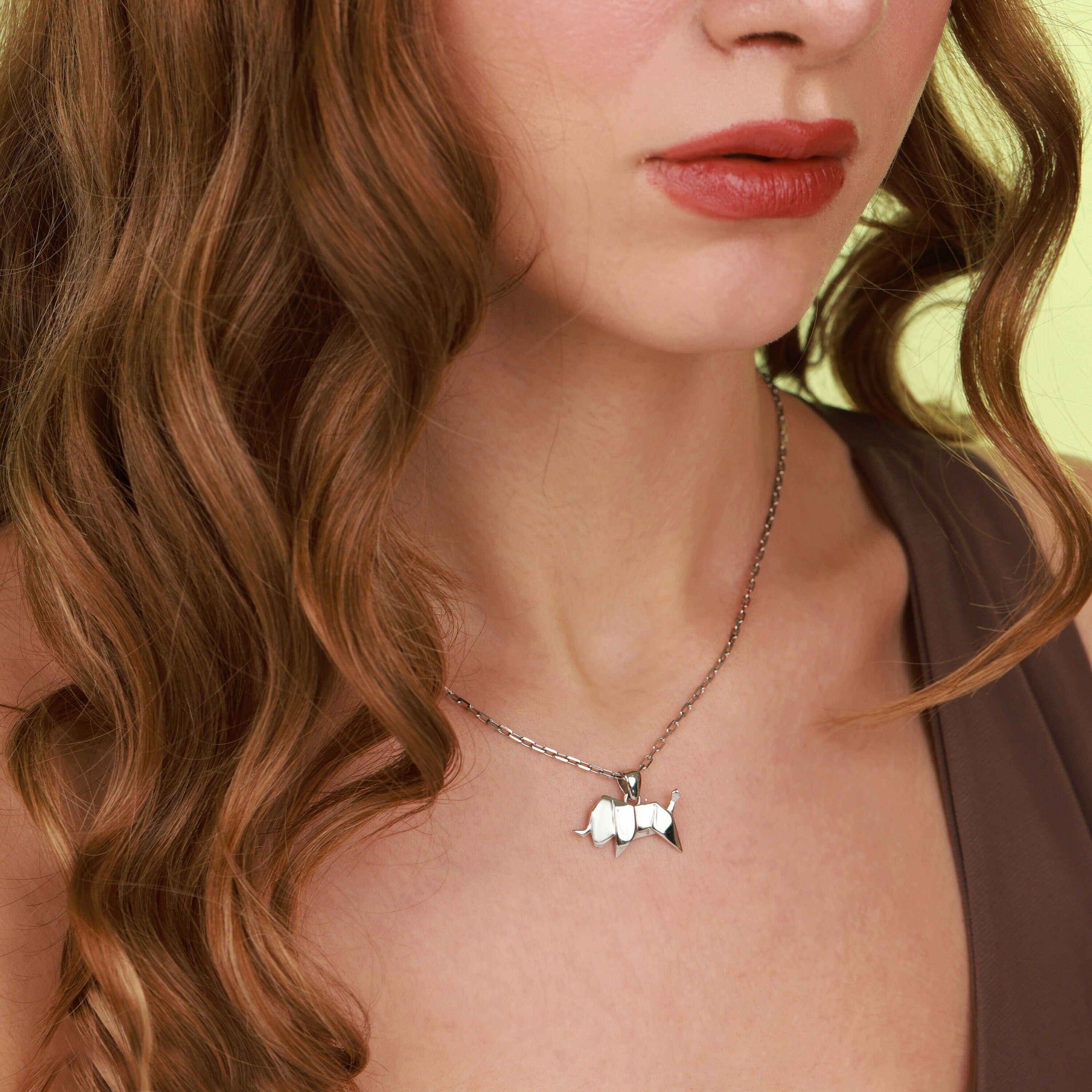 Taurus necklace for birthday gift in polished - EternityPieces