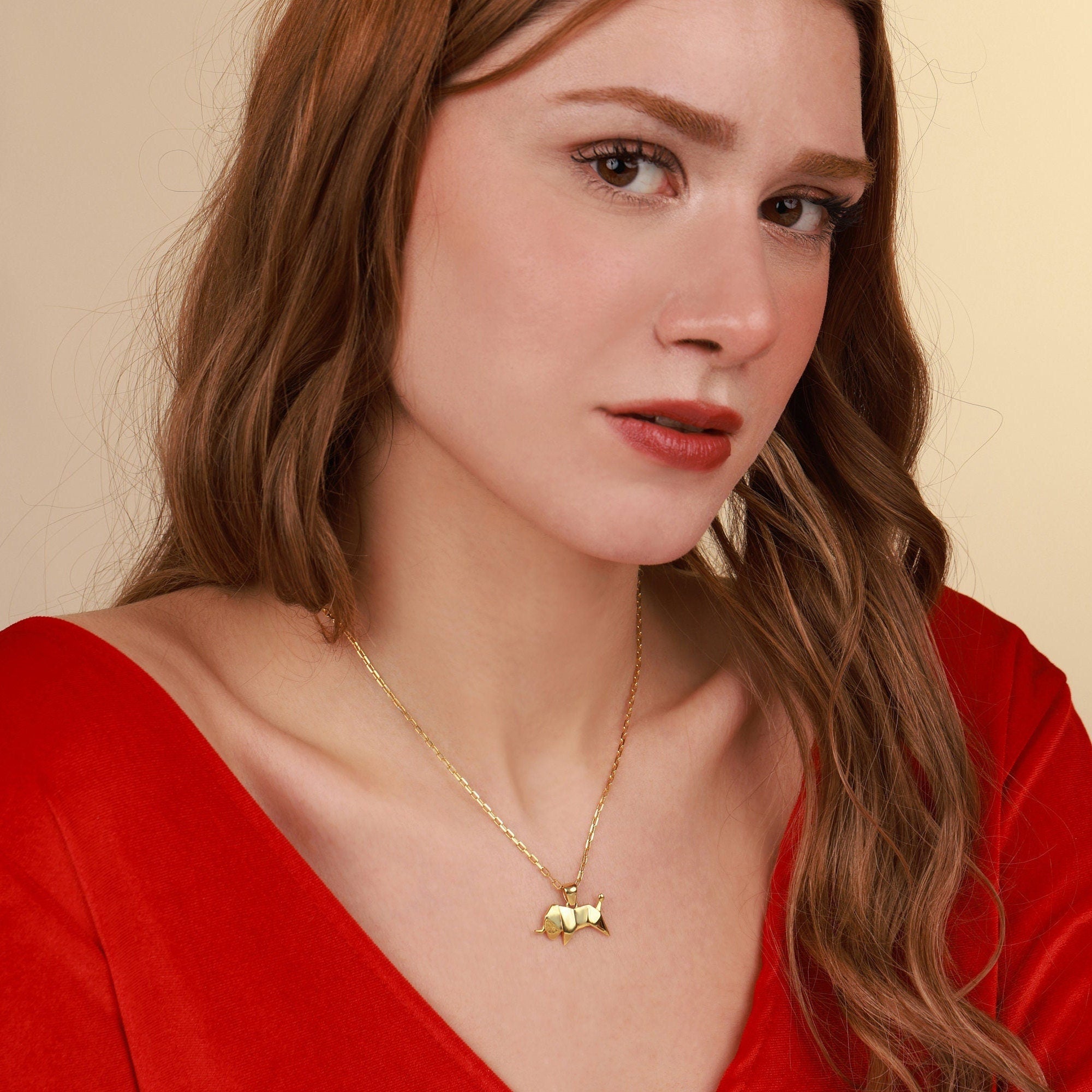 Taurus necklace for birthday gift in gold plated - EternityPieces