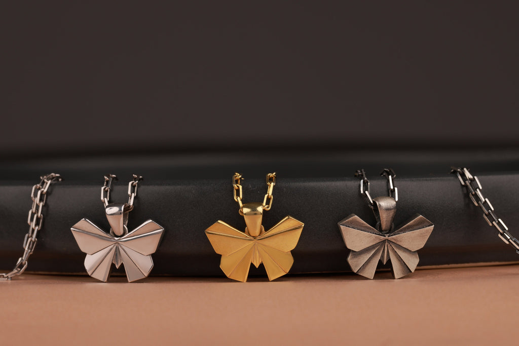 Butterfly necklace in still-life - EternityPieces