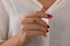 Peridot necklace for daughter gift - EternityPieces