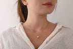 CZ solitaire necklace for daughter - EternityPieces