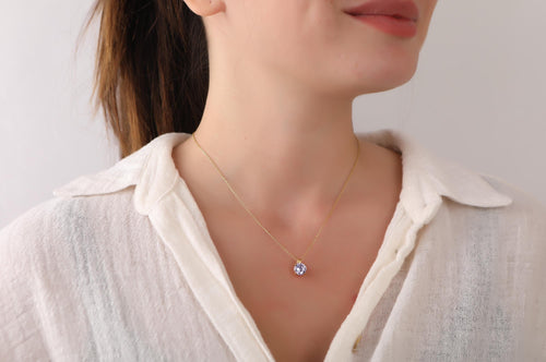 Alexandrite necklace for birthday gift - EternityPieces