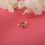 Pink tourmaline ring for anniversary gift in still-life - EternityPieces