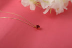 Red ruby necklace for bridesmaid gift - EternityPieces