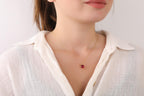 Red ruby necklace for bridesmaid gift - EternityPieces