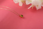 Peridot necklace for daughter gift - EternityPieces