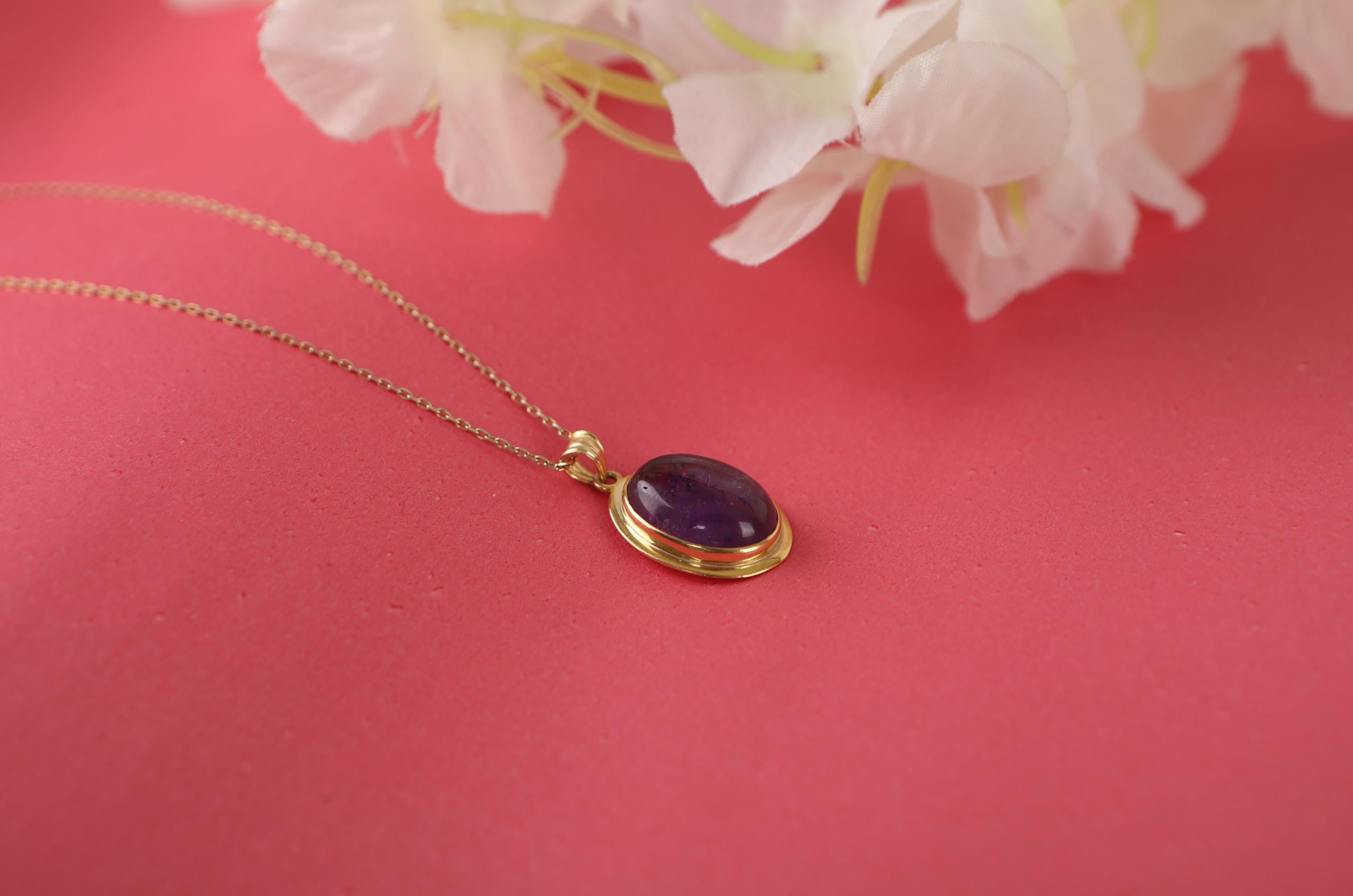 Amethyst necklace - EternityPieces