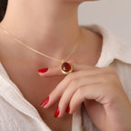 Carnelian necklace - EternityPieces