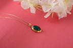 Green agate necklace - EternityPieces