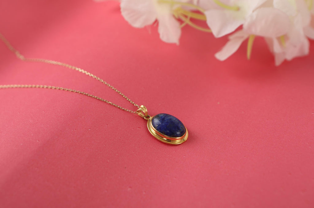 Blue lapis lazuli necklace - EternityPieces