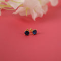 Blue sapphire stud earrings for bridesmaid gift in still-life - EternityPieces