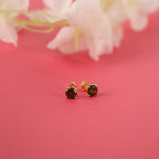 Peridot stud earring set in still-life - EternityPieces