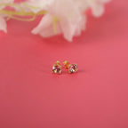 Morganite earrings studs for daughter birthday gift in still-life - EternityPieces