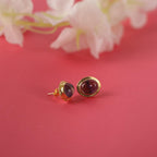 Amethyst stud earrings - EternityPieces