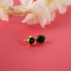 Black onyx earrings - EternityPieces