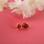 Red coral earrings - EternityPieces