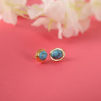 Turquoise earrings studs - EternityPieces