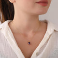 Oval cut amethyst necklace - EternityPieces