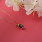 Radiant cut amethyst necklace - EternityPieces