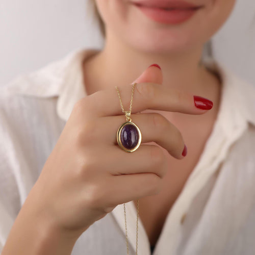 Amethyst necklace - EternityPieces