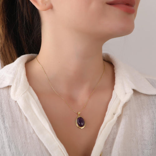 Amethyst necklace - EternityPieces