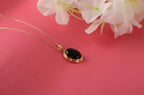 Black onyx necklace - EternityPieces