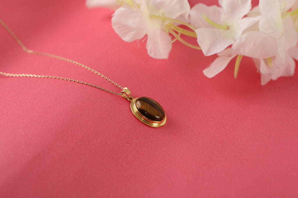 Tiger eye necklace - EternityPieces