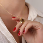 Tiger eye necklace - EternityPieces