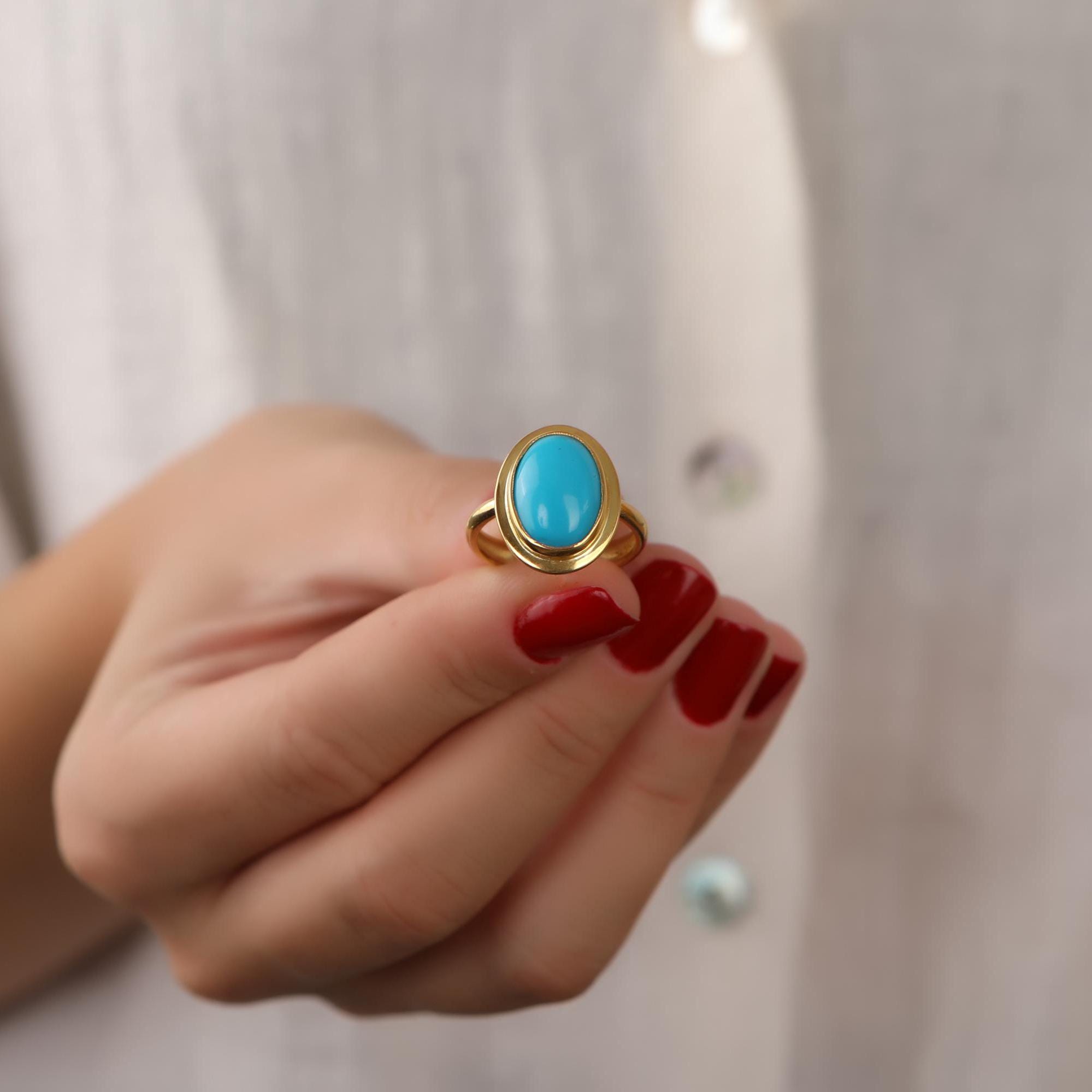 Turquoise ring for women - EternityPieces