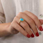 Turquoise ring for women - EternityPieces
