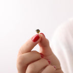 Peridot stud earring set in 14K gold - EternityPieces
