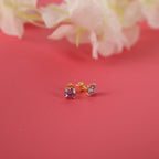 Alexandrite earrings studs in still-life - EternityPieces