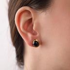 Black onyx earrings - EternityPieces