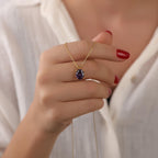 Oval cut amethyst necklace - EternityPieces