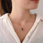 Radiant cut amethyst necklace - EternityPieces