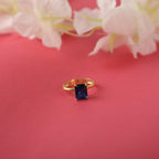 Radiant cut sapphire ring - EternityPieces