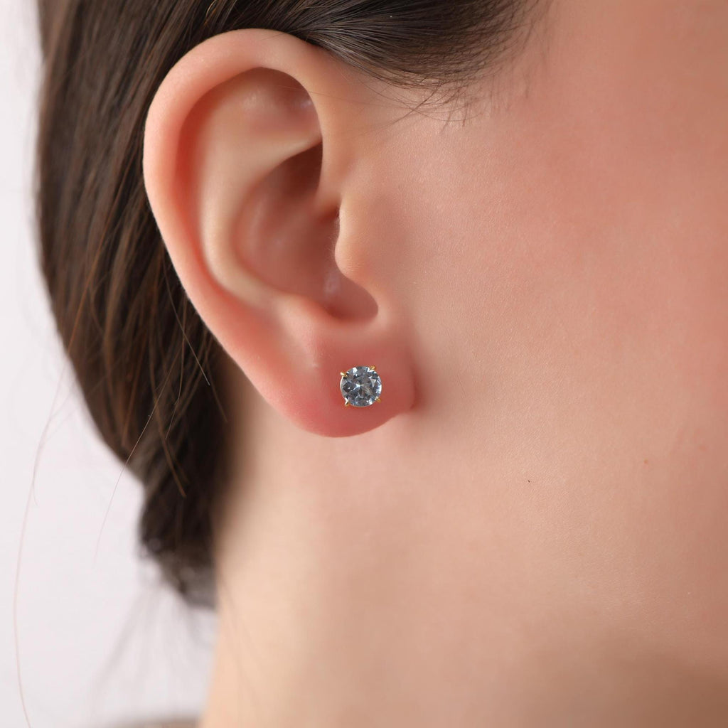 Aquamarine earrings for bridesmaid gift - EternityPieces