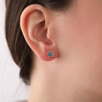 Aquamarine earrings for bridesmaid gift - EternityPieces