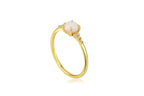 Dainty opal ring for birthday gift - EternityPieces