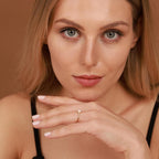 Dainty opal ring for birthday gift - EternityPieces
