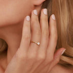 Dainty opal ring for birthday gift - EternityPieces