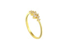 Cluster diamond ring for wedding anniversary - EternityPieces