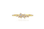Cluster diamond ring for wedding anniversary - EternityPieces