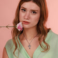 Inri cross necklace in oxidized - EternityPieces
