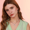 Mama bear necklace in oxidized silver - EternityPieces