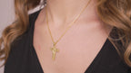Unity Cross Necklace in Sterling Silver or Gold