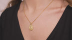 Sacred Heart of Jesus Necklace in Sterling Silver