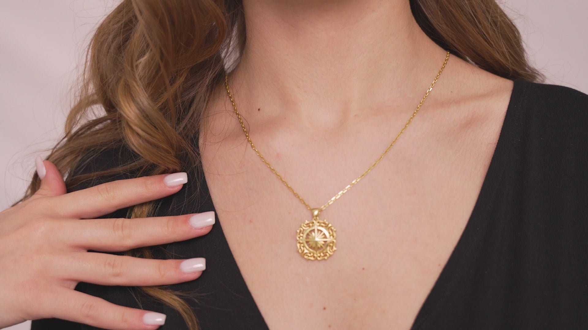 North Star Necklace in Sterling Silver or Gold